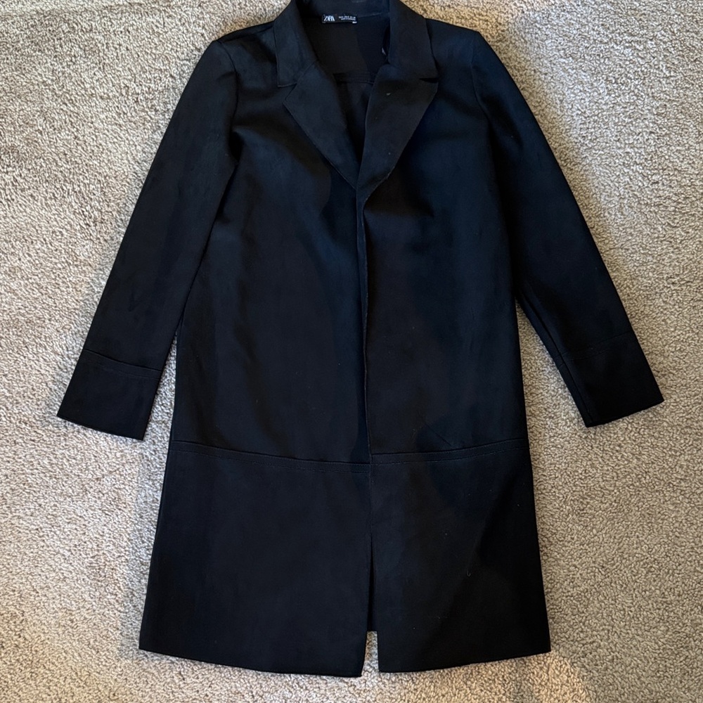 Zara Classic Black Trench Coat